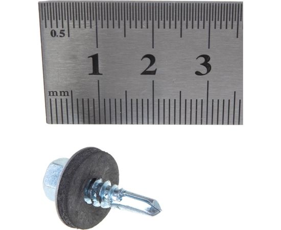 Кровельный саморез НАКРЕПКО оцинкованный 5,5х19 125шт 404507 – изображение 3