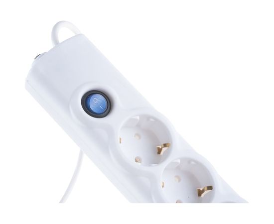 Сетевой фильтр Радист РВС 16-005 10 А 5 гн с кнопкой и автоматом ПВС 3х0,75 1,5м 4621 – изображение 3