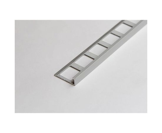 Профиль окантовочный L-образный алюминиевый ЛУКА 6 мм, 2,7 м, 5 шт, Серебро УТ000028912 – изображение 3