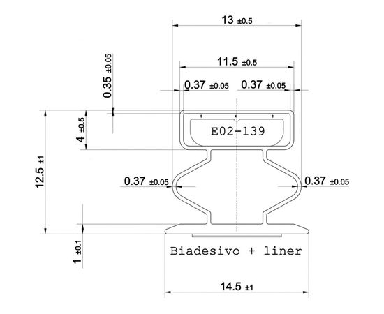 Дверной магнитный уплотнитель DOORLOCK 1082 комплект на одну дверь 82310 – изображение 3