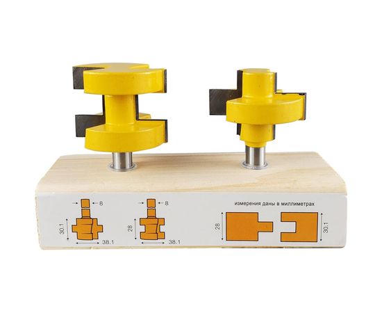 Набор фрез паз-шип 2 шт VIRA L553374 – изображение 3