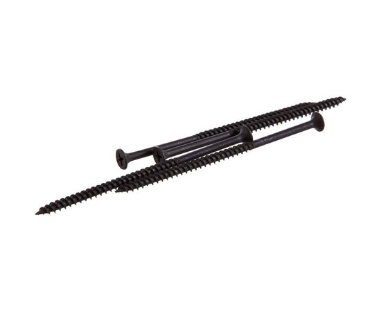 Саморез по металлу для ГКЛ Метизный двор 4.8x102, частая резьба, оксидированный 4 шт. 4607173900562 – изображение 3