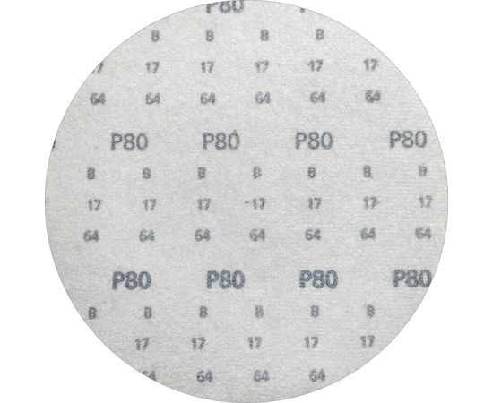 Круг шлифовальный на липучке siaone 1944 (5+1 шт; 150 мм; без отверстий; P80) sia Abrasives so6-150-0-080 – изображение 3