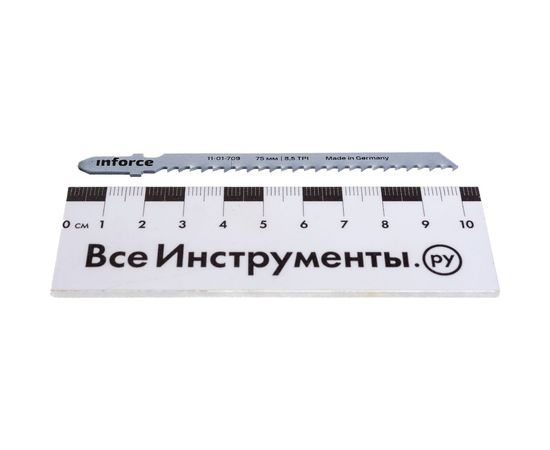 Пилки по металлу 5 шт, 75 мм для лобзика Inforce 11-01-709 – изображение 4