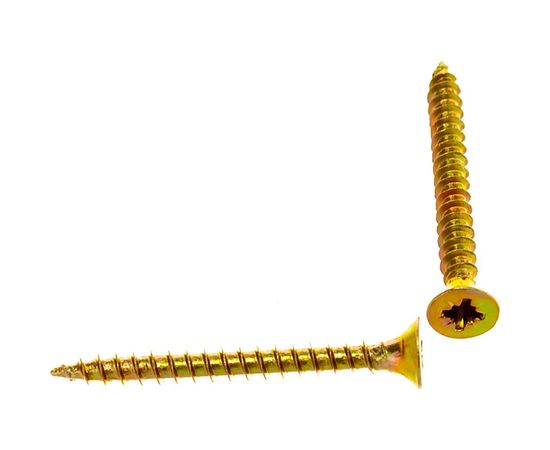 Саморез КРЕП-КОМП желтый цинк POZY 3х30 1500шт жд330ф – изображение 4