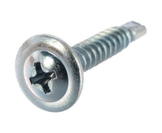 Саморезы с пресс-шайбой Steelfix сверло, 1кг 4,2х25 А-00253 – изображение 4