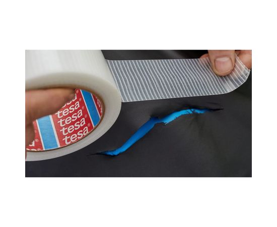 Армированная лента на тканевой основе TESA прозрачная для наружных работ 20 м х 48 мм 56395-00000-00 – изображение 5