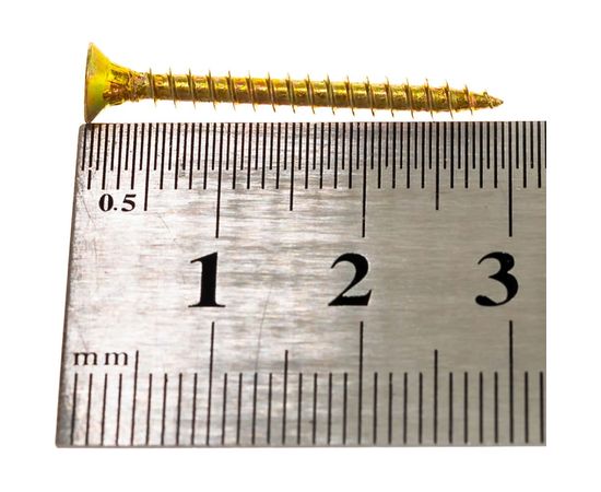 Саморез КРЕП-КОМП желтый цинк POZY 3х30 1500шт жд330ф – изображение 5