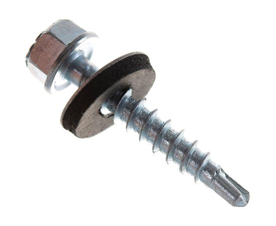 Кровельный саморез ГОСКРЕП ZP 4.8х28, 300 шт., б.пл.конт. 1000 мл 2-0010400 – изображение 6