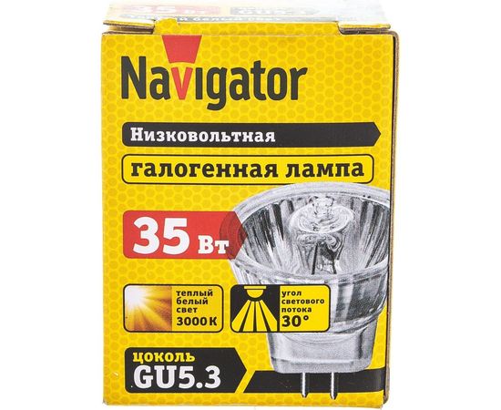 Лампа Navigator КГМ 35вт 220в, GU5.3, 35мм 15245 – изображение 8