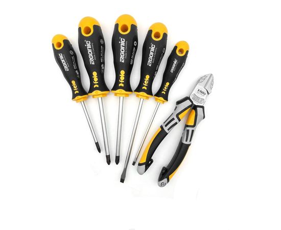 Набор отверток Felo Ergonic SL, PH, PZ с бокорезами 160 мм, в сумке 40090604 – изображение 8