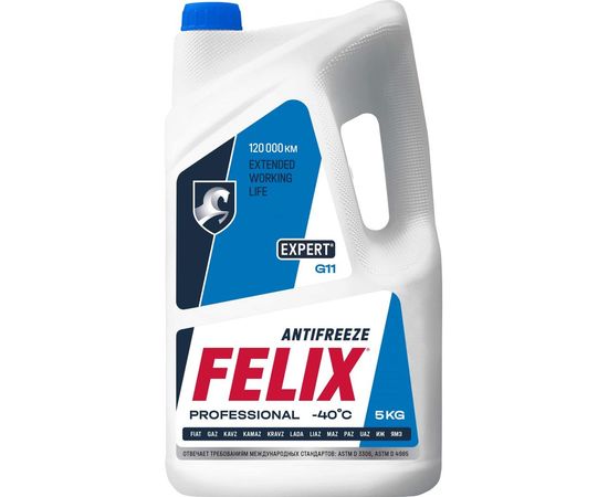 Антифриз FELIX EXPERT-40 G-11, 5 кг, синий 430206058 