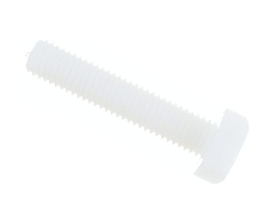 Болт с шестигранной головкой DINFIX DIN 933, полн. резьба, полиамид (пластик), М8x40, 10 шт. 00-00001253 