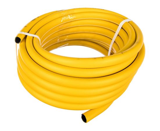 Поливочный шланг (армированный, трехслойный, желтый) 3/4 дюйма х 15м ФАРИНА 93315 тов-142572 
