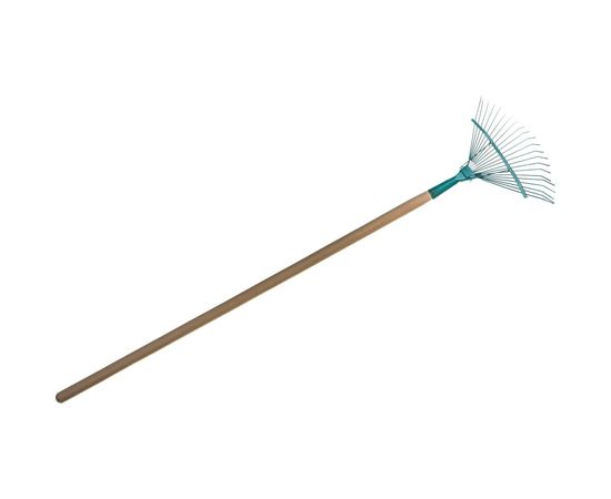 Проволочные веерные грабли с черенком Gigant 22 зуба GFE-10 