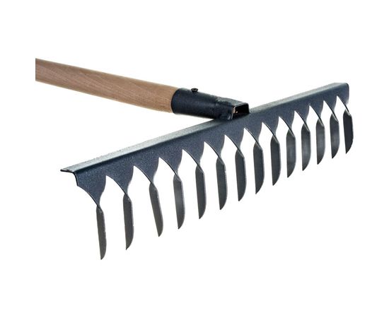 Витые грабли с деревянным черенком Gigant 14-ти зубые GFE-07 