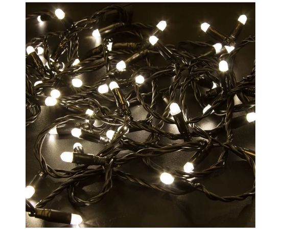 Светодиодная гирлянда NEON-NIGHT Нить 10м 100 LED, тёплый-белый, без комплекта подключения 305-146 