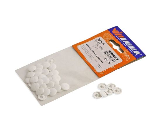 Декоративные заглушки VIPкрепеж белые, 42 шт. 11702 VIPS 