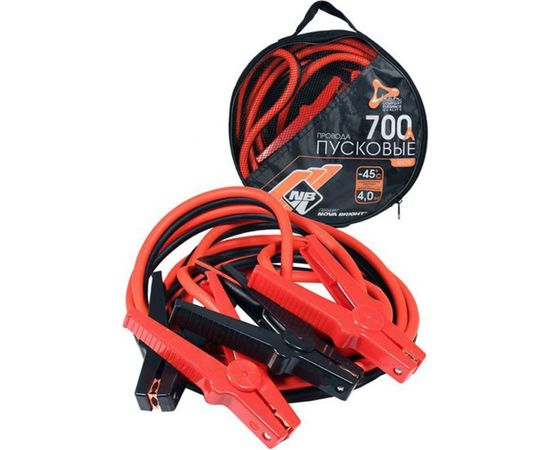Пусковые провода Nova Bright 700А морозостойкие, в сумке, 4 м 46779 
