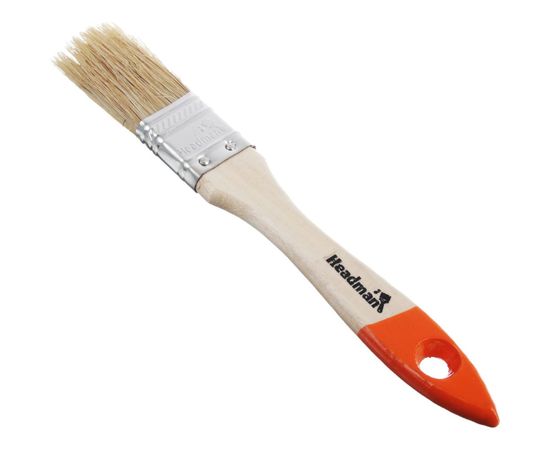 Кисть HEADMAN малярная плоская "Бейсик" натуральная щетина 3 д. 75 мм 682-006 