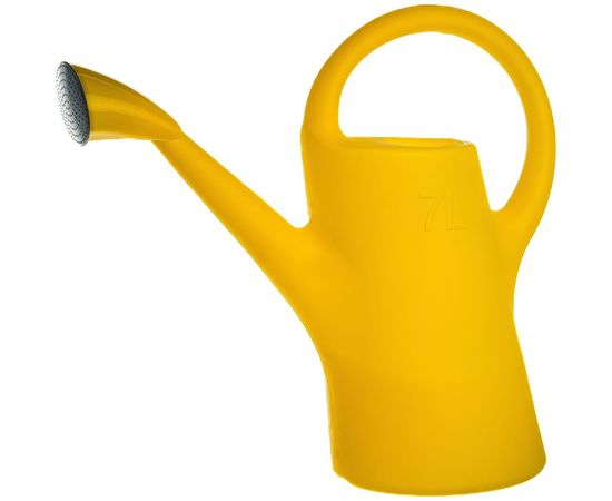 Лейка с рассеивателем Gigant 7 л, жёлтая WD-02 
