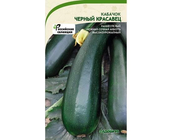 Семена САДОВИТА Кабачок Черный красавец 10 семечек 00140061 