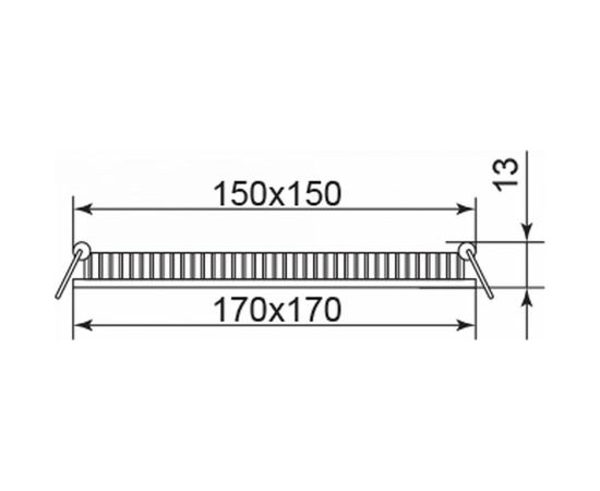 Светодиодный встраиваемый светильник FERON AL502, 12W, 4000K, 960Lm, белый 28516 – изображение 2