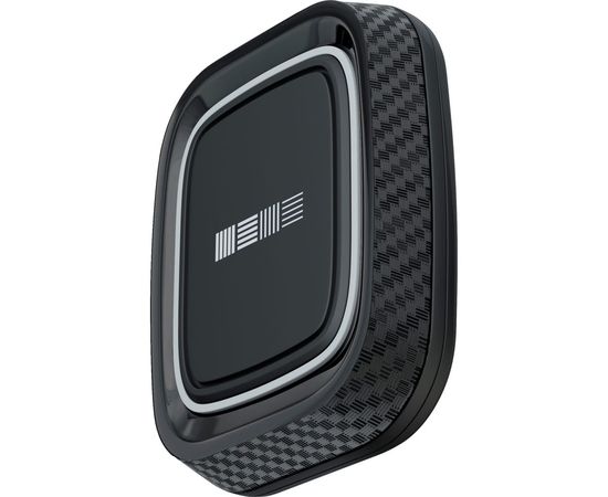 Автомобильный магнитный держатель Interstep универсальный, на панель, 3М, черный/карбон, 4 магнита B210 65347 – изображение 2