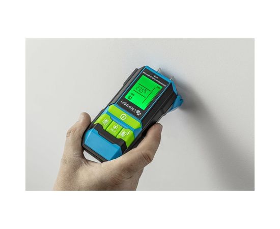 Профессиональный детектор скрытой проводки с гигрометром Hogert Technik HT4M341 – изображение 2