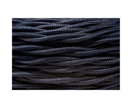 Витой провод Retrika, ретро 2х1.5 черный, 50м RP-21508 – изображение 2