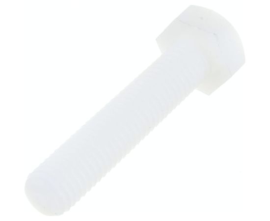 Болт с шестигранной головкой DINFIX DIN 933, полн. резьба, полиамид (пластик), М8x40, 10 шт. 00-00001253 – изображение 2