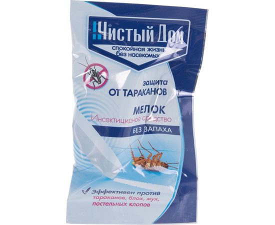 Инсектицидный карандаш от тараканов, блох, мух, постельных клопов Чистый дом без запаха 02-440 – изображение 2