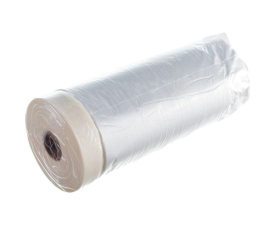 Пленка укрывная с малярной лентой (2.4х20 м) ZOLDER Z2420 – изображение 3