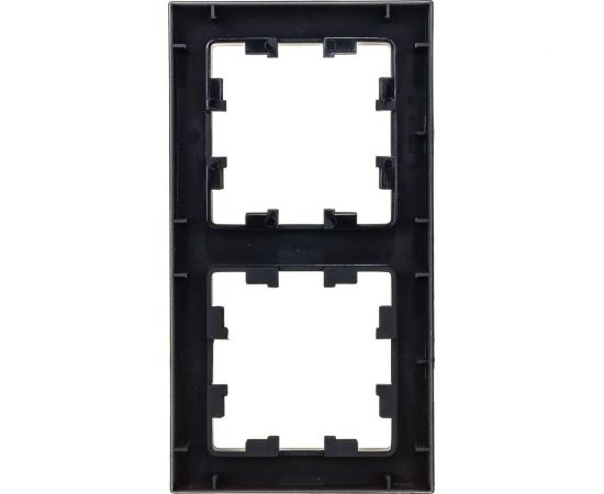 Рамка Schneider Electric ATLASDESIGN, 2-постовая, универсальная, карбон, ATN001002 – изображение 3