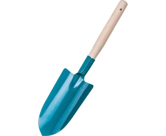 Большой посадочный совок с деревянной ручкой Gigant сталь GLS-03 – изображение 3