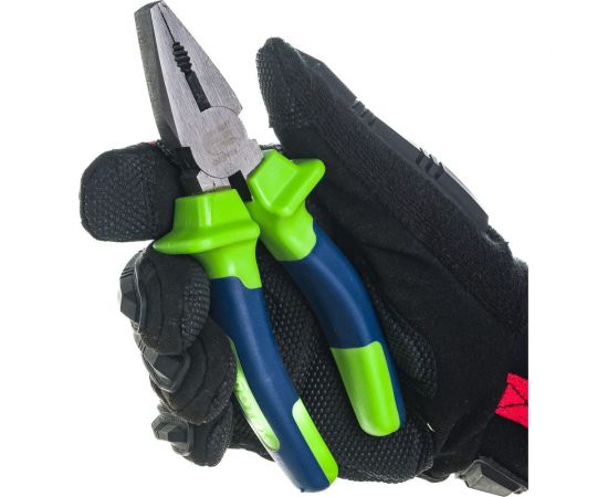 Комбинированные плоскогубцы СИБРТЕХ 160 мм, двухкомпонентные рукоятки 17050 – изображение 4