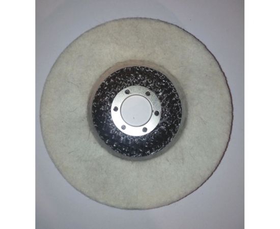 Круг полировальный непрерывный из натурального войлока 125х22,2 мм MATRIX 75942 – изображение 4