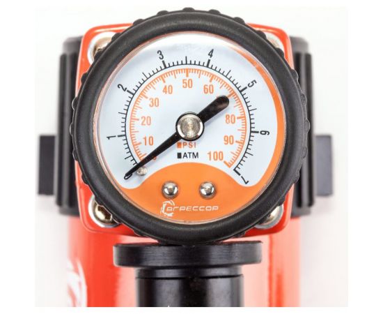 Автомобильный металлический компрессор 12V с LED фонарем Агрессор AGR-30L – изображение 4