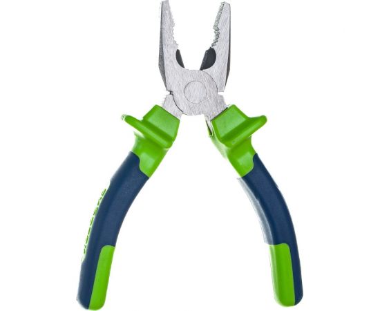 Комбинированные плоскогубцы СИБРТЕХ 160 мм, двухкомпонентные рукоятки 17050 – изображение 6