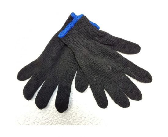 Двойные перчатки х/б СПЕЦ-SB черные Пер 045 – изображение 9