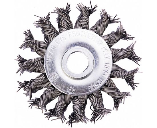 Щетка круглая витая (150 мм) для УШМ АТАКА 26589 