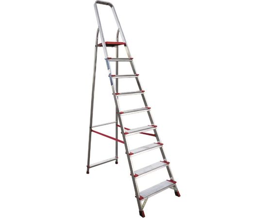 Стремянка Новая высота 9 ступеней с шириной 130 мм 5110109 