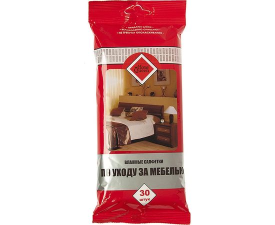 Влажные салфетки по уходу за мебелью HomeQueen 56796 