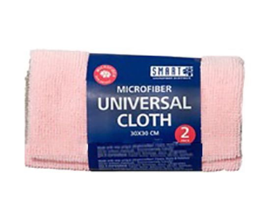 Универсальная салфетка Смарт.ру 2 шт., 30х30 см, розовая/серая RU-1522-22 