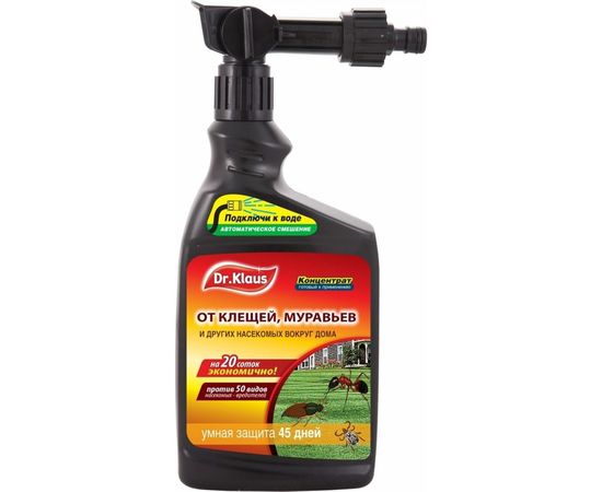 Эжектор концентрат от муравьев, клещей и других ползающих насекомых Dr.Klaus 1 л DK06230011 
