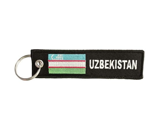 Брелок МАШИНОКОМ Узбекистан, ткань, вышивка BMV 304 