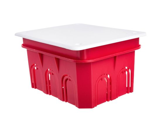 Распаячная коробка ЭРА KRT 120х92х70мм для твердых стен, саморезы, крышка, IP20, 56/504 Б0047258 