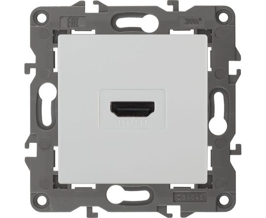 Розетка HDMI ЭРА 14-3114-01 IP20, Elegance, белый Б0034332 