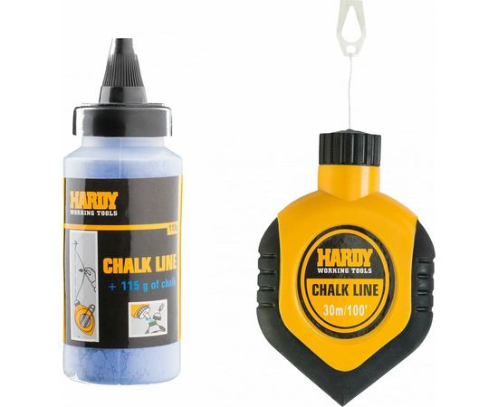 Набор HARDY разметочный шнур D1мм 30м краска 115г 0720-333000 