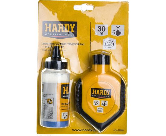 Набор HARDY разметочный шнур D1мм 30м краска 115г 0720-333000 – изображение 2